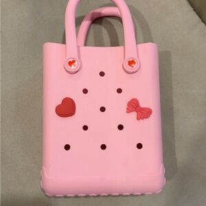 Mini Beach Pink Bag EVA Waterproof DIY Lightweight Tote Handbag